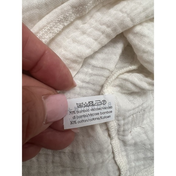 BAMBOOM ITALYShirt with Wooden Buttons - Cream 70% Bamboo, 30% Cotton 9/12Months - Picture 6 of 8